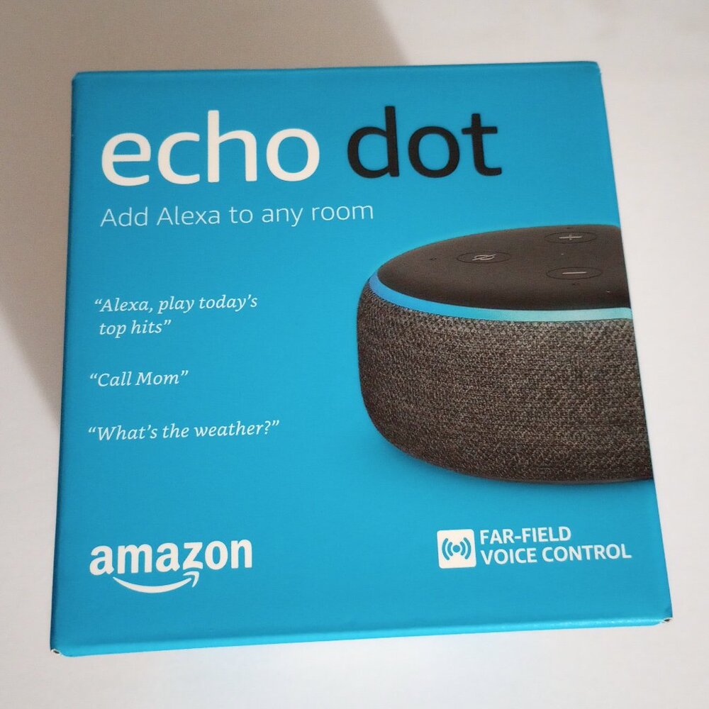 Amazon Echo Dot 3rd Generation, New, Open Box